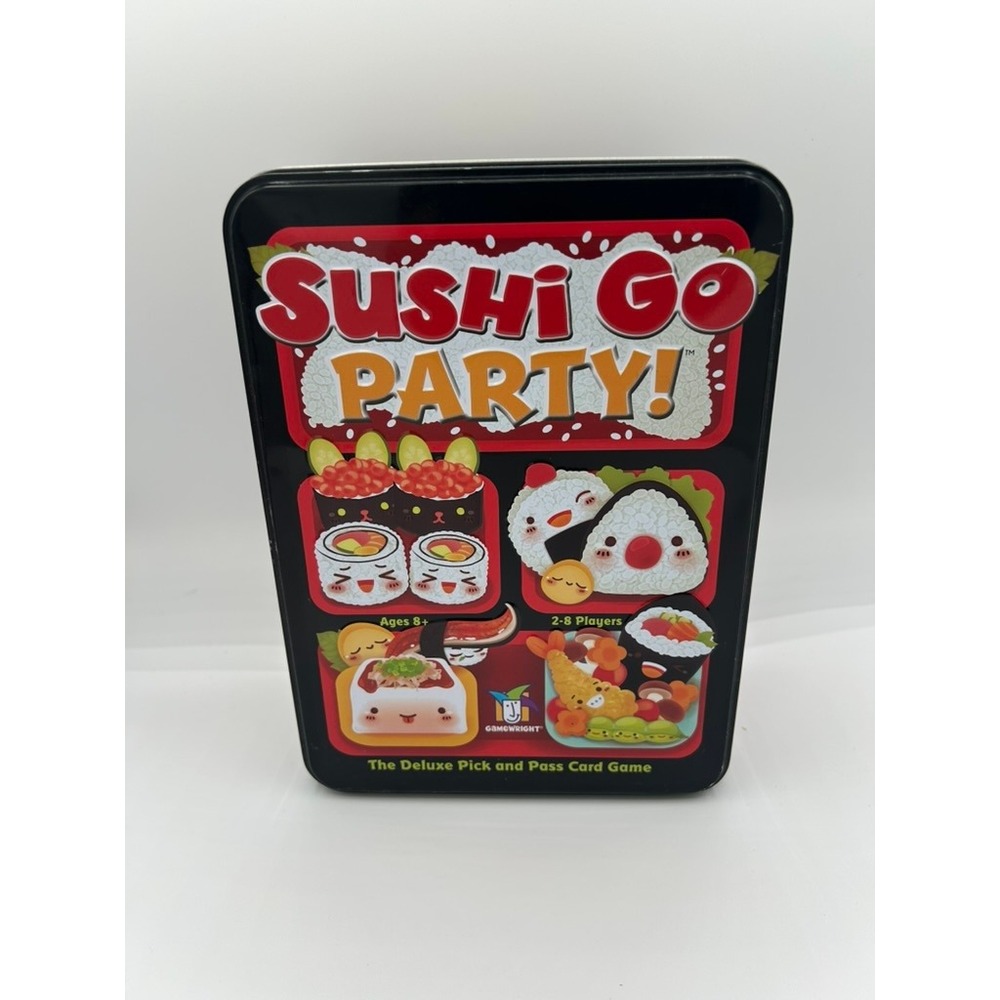 Gamewright Sushi Go Party! Deluxe Pick and Pass Card Game Collector Tin